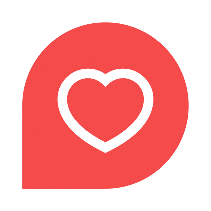 Sd sydän puhekupla logo